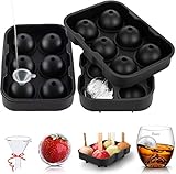 EINFACH ZU LÖSEN: - Im Gegensatz zu den herkömmlichen steifen Kunststoff-Eiswürfelschalen ermöglicht die perfekte Silikonform das einfache Entfernen von Eiswürfeln aus Formen von der Schablone. Die Schalen können sauber gestapelt werden, ohne zu kleben, und Ihr Getränk schnell abkühlen lassen. Ideal zum Befüllen von Eiskübeln!