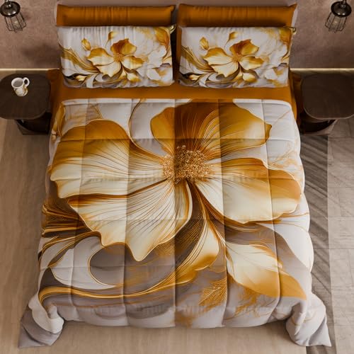 PETTI Artigiani Italiani - Coppia di Federe Cuscino 50x80 cm in Microfibra, Cuscini Arredo Camera da Letto, Divano, Salotto, Set 2 Fodere Copricuscino, Federa Floreale 06 20, 100% Made in Italy - Immagine 4