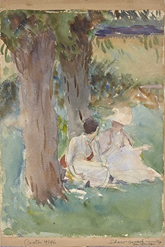 Réplica fina Under The Willows de Sargent en papel mate de archivo 2