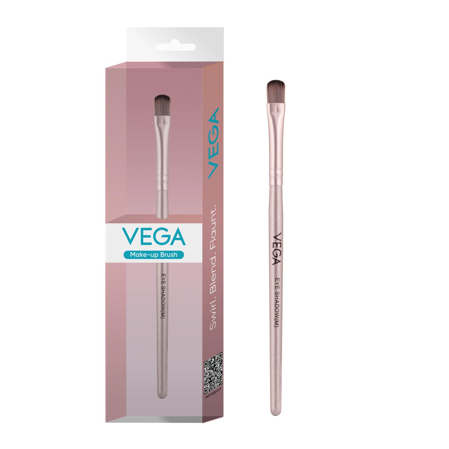 Vega Eye Shadow Brush for Eye Makeup, Eyeshadow Blender with Soft Bristles, Eyeshadow Makeup Brush, (M), (MBN-02)