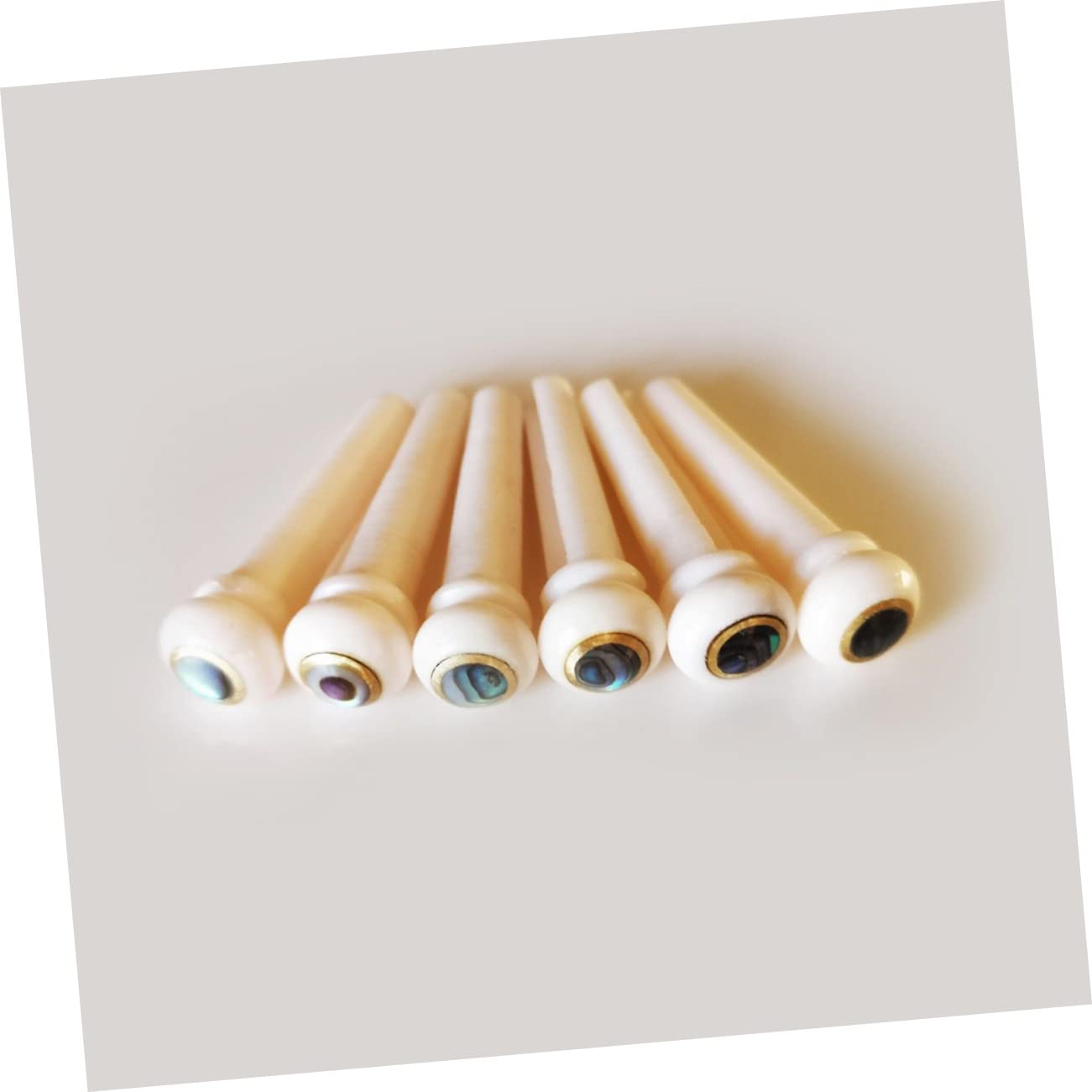 TOYANDONA 3 Sets Universal Fit Gitarrensteg Holz Gitarrenstegstifte Set Gitarrensaitenbolzen Für Folk-gitarrensaitennägel 6 Stück * 3
