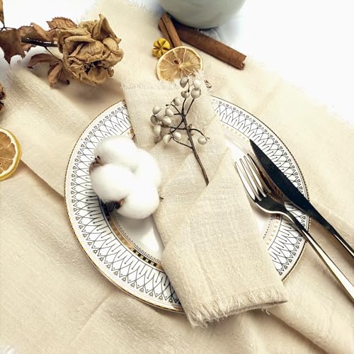 Set de 10 servilletas de tela hechas a mano 12.5x12.5 pulgadas miniatura 3