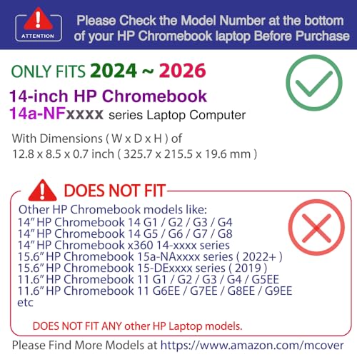 Funda HP Chromebook 14a-NF mCover morada para portátil de 14 pulgadas 2