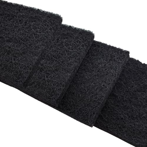 Image of PAWZIDEA 4-Pack 3.15 inch Replacement Activated Carbon Filter, Odor Control | 3.15 inch x 3.15 inch Thick, Replace Monthly for 2.1 Gallon Wall Mount Dog Poop Trash Can & 5.3 Gal Large Dog Waste Trash Can Outdoor