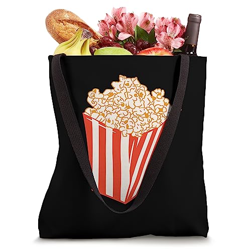 Bolso tote para amantes de la palomita de maíz, cine y snacks miniatura 4