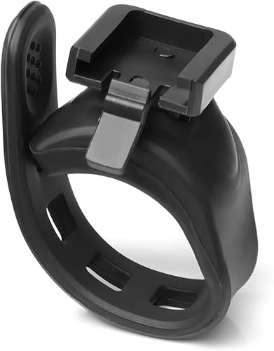 Miniatura 6 de Ascher Soporte de montaje de luz trasera de bicicleta, soporte de luz trasera, soporte de montaje de correa de bicicleta, paquete de 1