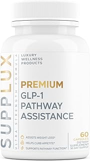 GLP-1 Pathway Assistance - Weight Loss Pills for Women & Fat Burner for Men + Appetite Suppressant w/ 5 Ingredients | Diet Supplement Pills | 3rd Party Tested Supplement - 60 Capsules for Adults