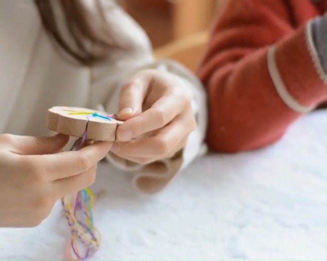 Outil De Tressage Disque Kumihimo Disque En Bois Porte De Barre De Barre Wooden Thread Support