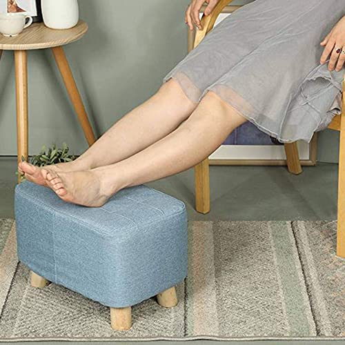 Pouf en bois pour chambre et salon comme siege d'appoint doux
