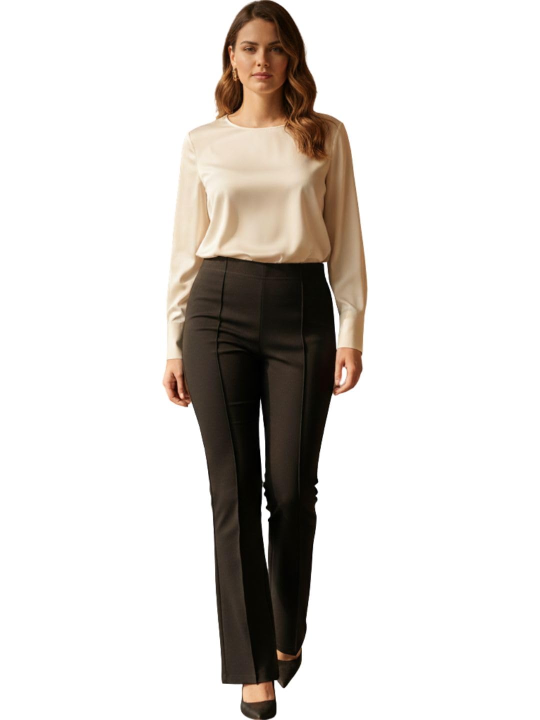 ADDYVERO Women's Slim Fit Casual Trousers