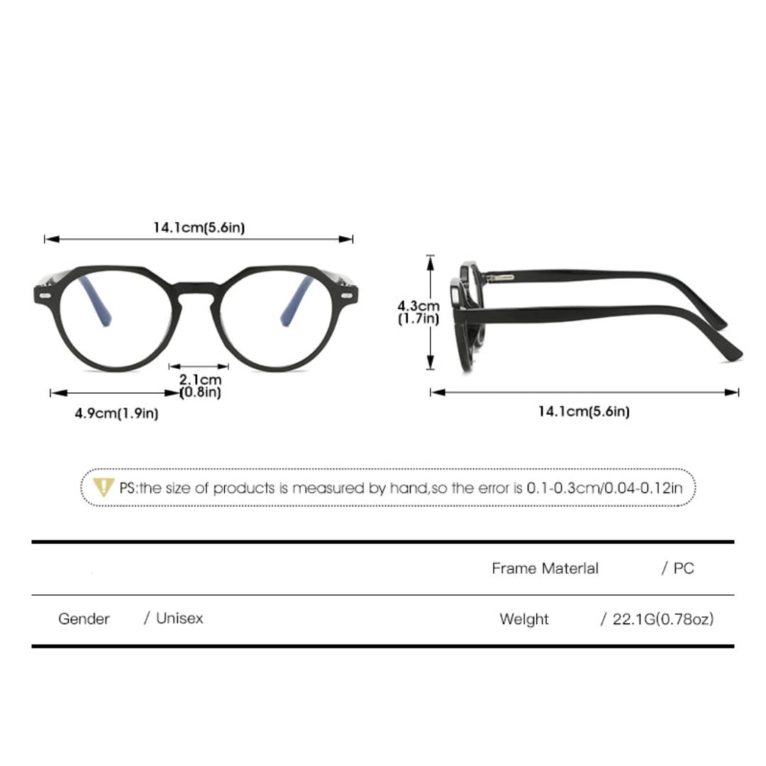 Montura de gafas de sol retro ovaladas TR90, moda para mujer y hombre, bisagra de resorte, protección UV400.