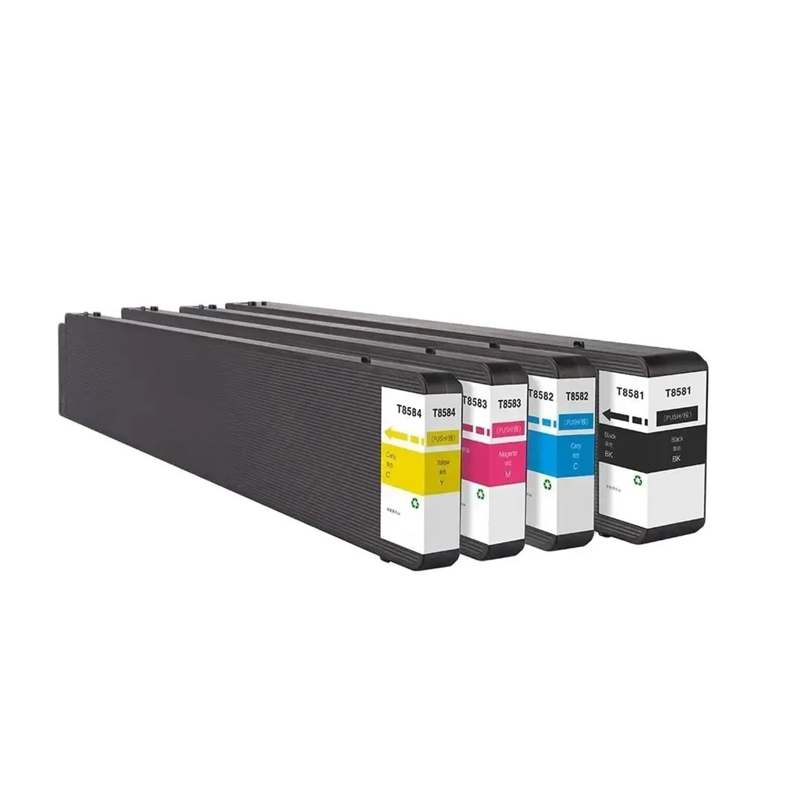 Compatibile con Epson WF-C20590 T858 Ink Cartridge | Stampante D4TWF confezione da 4 cartucce a colori T8581 T8582 T8583 T8584(E-8582 C)