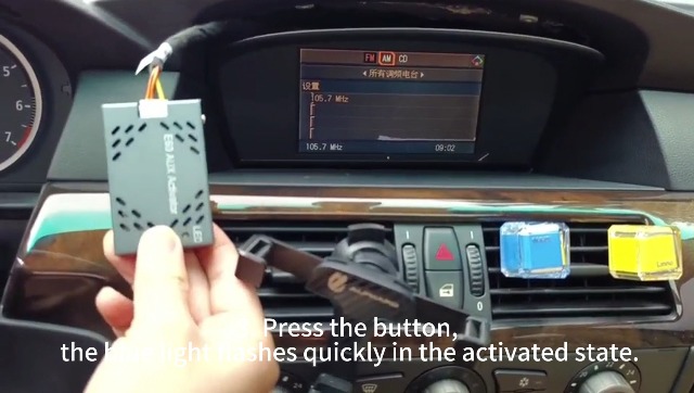PEMP Aux Audio Activator Öffnen Sie das Aux-Menü des Originalautos für BMW E60 E61 E63 E64 CCC 2003-2010 PEMP Aux Audio Activator Öffnen Sie das Aux-Menü des Originalautos für BMW E60 E61 E63 E64 CCC 2003-2010