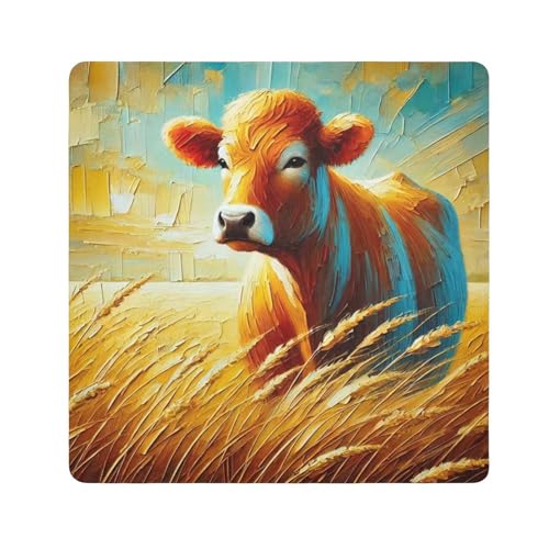 Joko Ivery Golden Cow Wheat Field Yellow Self-adhesive Cloth 17.7