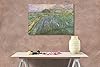 Artley Prints Rain by Vincent Van Gogh Canvas Wall Art l Landscape Pictures for Living Room, Bedroom l Framed Artwork Decoration Ready to Hang 60 x 40cm (24 x 16 inches) A2 #2