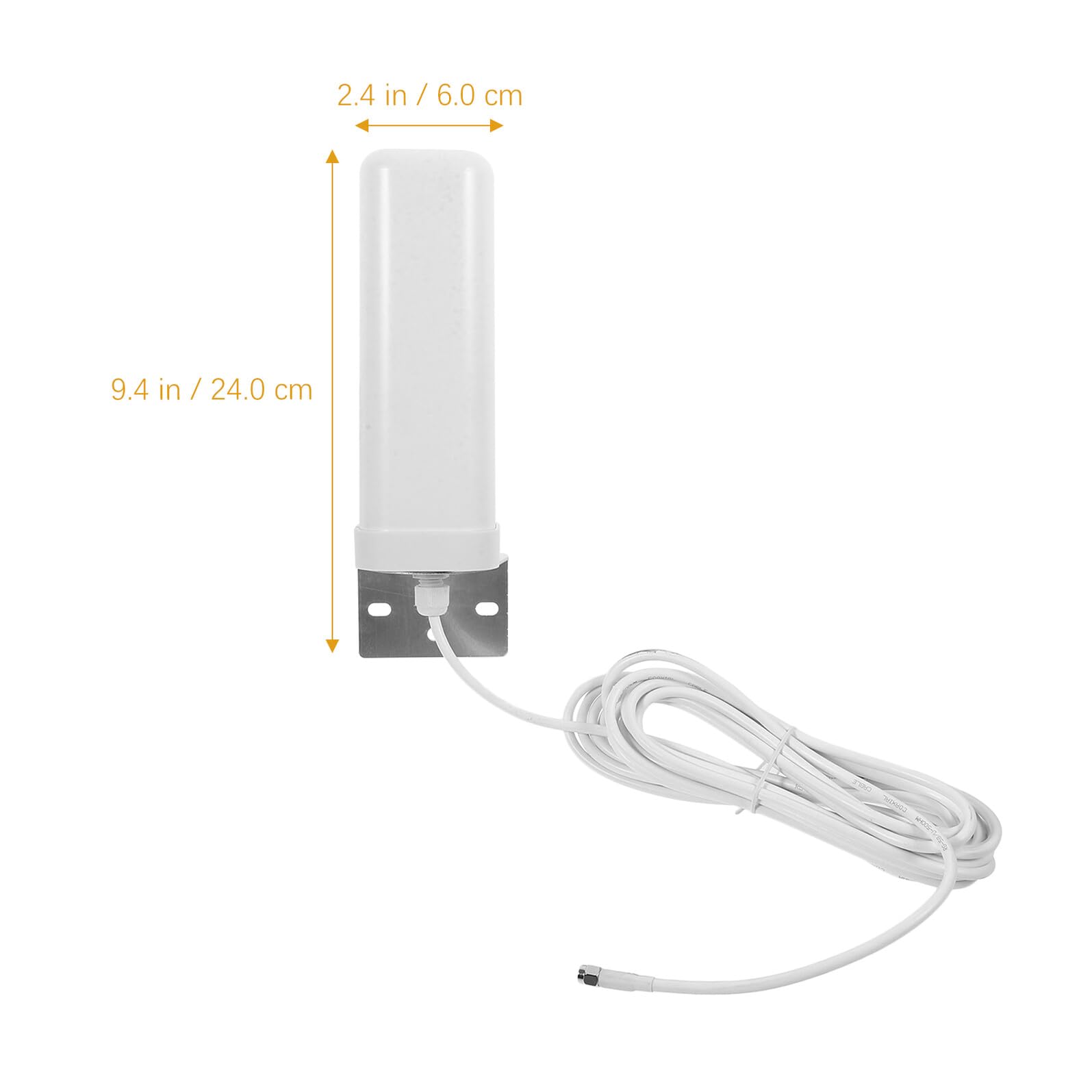 Antenne Directionnelle 4g 3g Extérieure à Gain Élevé, Support Omnidirectionnel Full Fréquence pour Routeur, Robuste en Métal et Plastique, Signal Renforcé Intérieur et Extérieur