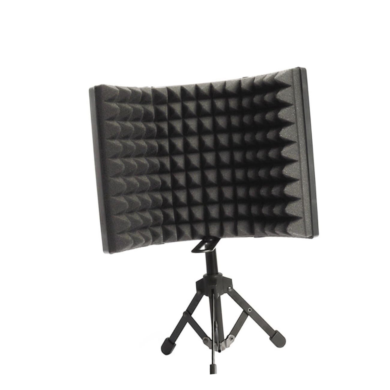 Kisangel Filtro para Micrófono Protección contra Viento y Saliva, Material Abs y Esponja, Accesorio Adecuado para Estudio de Grabación y Aislamiento Acústico