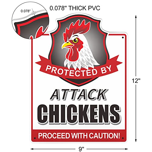 WZTHGA Hühnerstall-Schild, "The Fluffy Butt Hut" – Huhn Stuff Chicken Yard Schilder Aluminium Metall Bauernhof Dekor für Zuhause, Hühnerhaus und Hahnunterstand Gamefowl Barn, Schuppen Zubehör – Bild 5