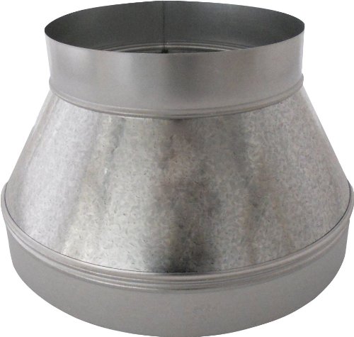 Speedi-Products SM-RDP 1410 14-Inch by 10-Inch Round Galvanized Plain Reducer