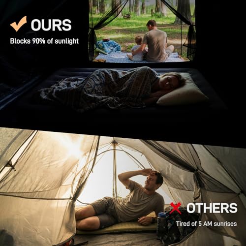 EVER ADVANCED 8 Person Blackout Multi Room Tent