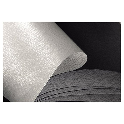 Hama Fotoalbum Jumbo 36x32 cm (Spiral-Album mit 50 schwarzen Seiten, Fotobuch mit Pergamin-Trennblättern, Album zum Einkleben und Selbstgestalten) blau