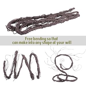 118flexiblelargeartificialfakereptileplantstreebranchestwigscherryblossomlianawallhangingwreathtrunkstickvinesgarlandweddinggardenxmashalloweenjungledecoration Urban Country Home Decor 118 flexible large artificial fake reptile plants tree branches twigs cherry blossom liana wall hanging wreath trunk stick vines garland wedding garden xmas halloween jungle decoration urban country home decor