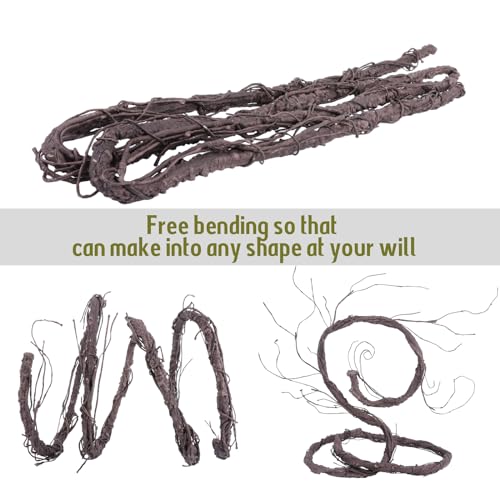 118flexiblelargeartificialfakereptileplantstreebranchestwigscherryblossomlianawallhangingwreathtrunkstickvinesgarlandweddinggardenxmashalloweenjungledecoration Urban Country Home Decor 118 flexible large artificial fake reptile plants tree branches twigs cherry blossom liana wall hanging wreath trunk stick vines garland wedding garden xmas halloween jungle decoration urban country home decor