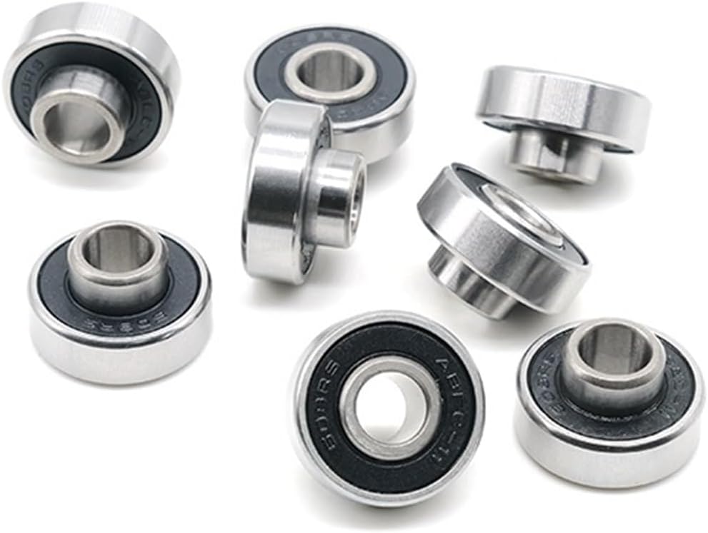 608RS ABEC-9 Skateboard 608-Black Scooter Bearings 8x22x7 mm 10Pcs