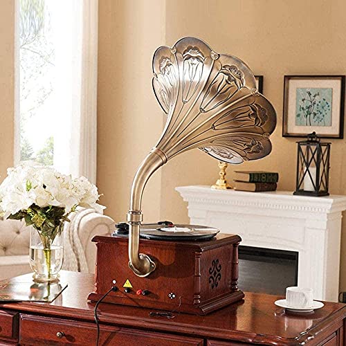 SXLCKJ Gramophone, Gramophone Antique en Bois Massif, rétro Vinyle, phonographe, Multifonction, Bluetooth, CD (Lecteur… - Les Beatles, Paul McCartney, John Lennon, RIngo Starr, George Harrison SXLCKJ Gramophone, Gramophone Antique en Bois Massif, rétro Vinyle, phonographe, Multifonction, Bluetooth, CD (Lecteur… – Image 6