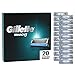 Price comparison product image Gillette Mach3 Razor Blades Men, Pack of 20 Razor Blade Refills, Stronger Than Steel Blades (Packaging May Vary)