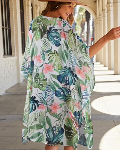 Image of Swimsuit Coverups for Women Sarong Beach Bikini Wrap Sheer Short Skirt Chiffon Scarf for Swimwear