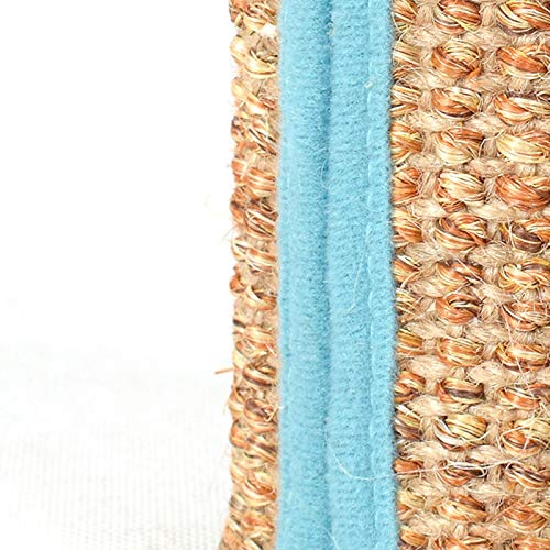 Dheera Arranhador de sisal, 1/2 peças, com sino para garra de gato e rolo de brinquedo com som, 10,3