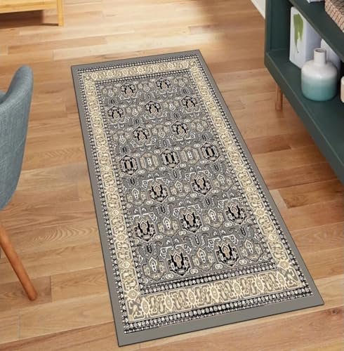 Alfombra pasillo antideslizante y lavable que atrapa la suciedad 2