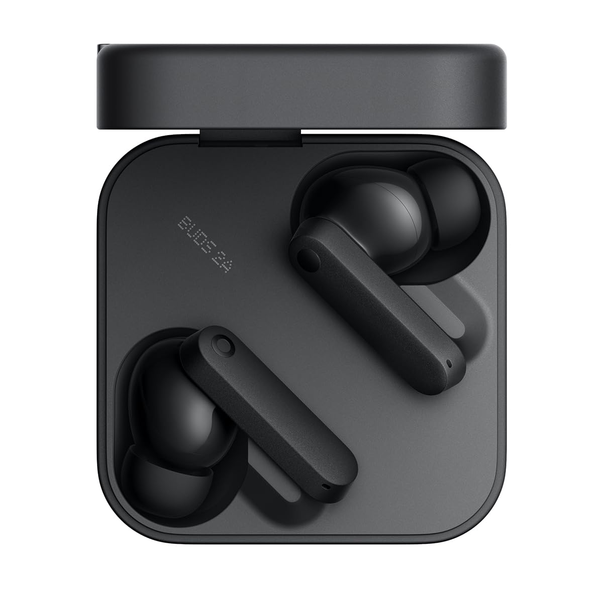 CMF BY NOTHING Buds 2a Bluetooth Wireless Earbuds, Bluetooth 5.4 42 dB Active Noise Reduction, 35.5H Playing Time, 4 HD Microphones, 12.4 mm Bio-Fiber Driver Deep Bass Sound Dark Grey