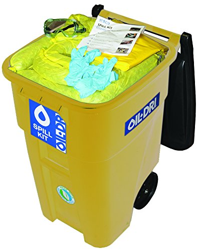 Oil-Dri L90450 Haz Mat Mobile Utility Spill Chest, 50 Gallon Spill Kit (Pack of 1)