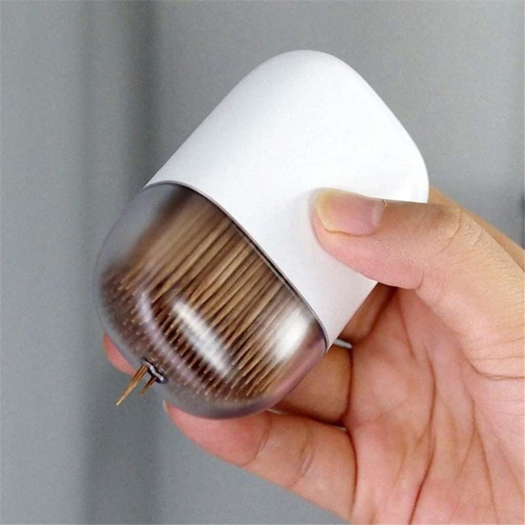 Toothpick dispenser Portable toothpick storage boxN/A Magnetic Refrigerator Toothpick Holder Container Household Table Toothpick Storage Box Toothpick Dispenser with Magnet (Color : Blue) (Color : Blu