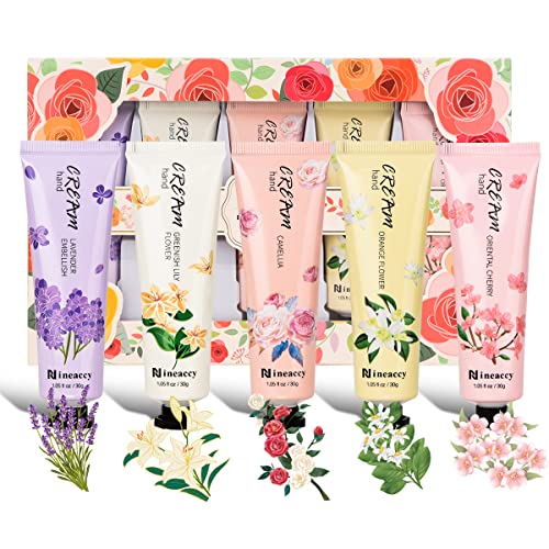 Handcreme-Set, 5 x 30 ml, 5 Stück, freundlich für alle Haut, Geschenke für Frauen, Muttertagsgeschenke Cover