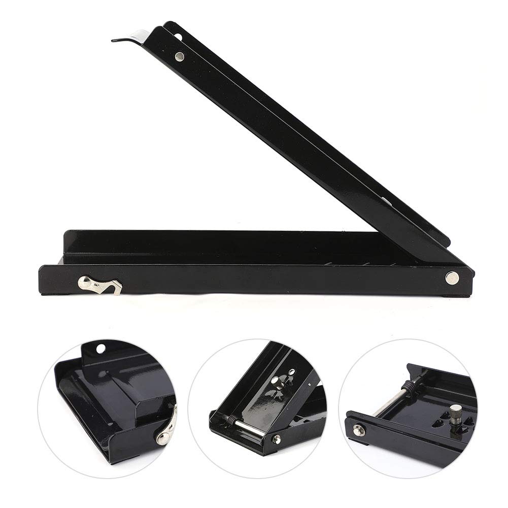 Heavy, duty 16, oz Can Crusher with Hand Tool, Crushes Strong Tin Cans, Practical to Use, More Than 50% Compression, Coated Steel & Iron Material, Adjustable Perforator, long,