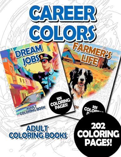 Career Colors: Adult Coloring Book for Relaxing and Mindfulness (premium adult coloring bundles) image 2