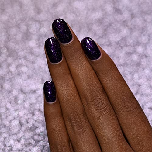 Image of ILNP Guest List - Blackened Grape Holographic Nail Polish