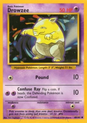 Pokemon - Drowzee (49/102) - Base Set