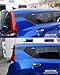 LIGHTKOREA Window C Pillar Sports Plate Panel Left Right Black Plate Silver Lettering Replacement for KIA Soul 2020