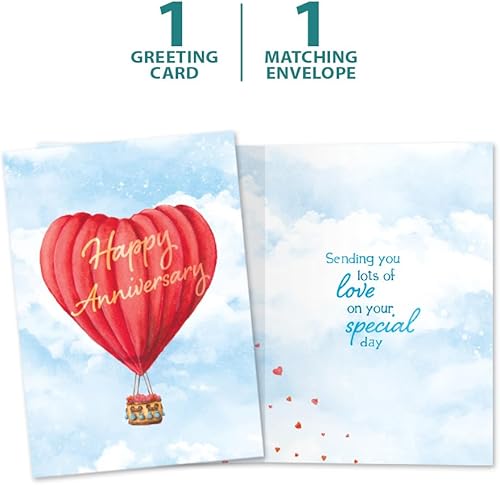 Miniatura 5 de Tree-Free Greetings Paquete de aniversario con sobres a juego, respetuoso con el medio ambiente, fabricado en Estados Unidos, papel 100% reciclado,