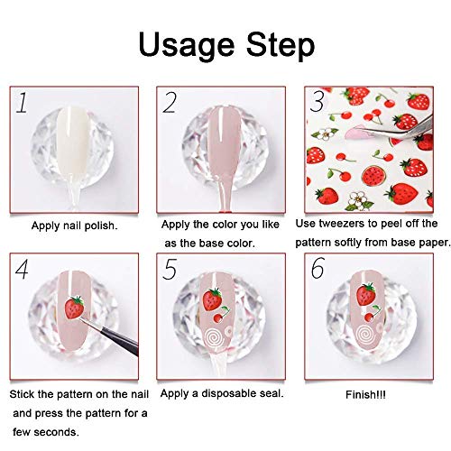 1500+ Patterns Halloween Nail Art Sticker Decals, Kalolary Self-Adhesive Nail Sticker Decals Nail Art Decorations For Halloween Pumpkin/Bat/Ghost/Witch/Joker/Skull/Spider/Devil/Vampires(12 Sheets) #TOP7