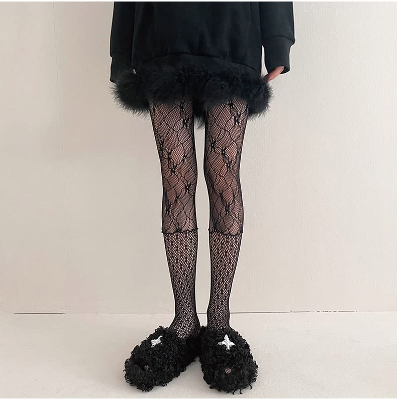 Image of Sahabowi Women Tights, Sheer High Waist Pantyhose, Vintage Control Top Stockings, Siwa7