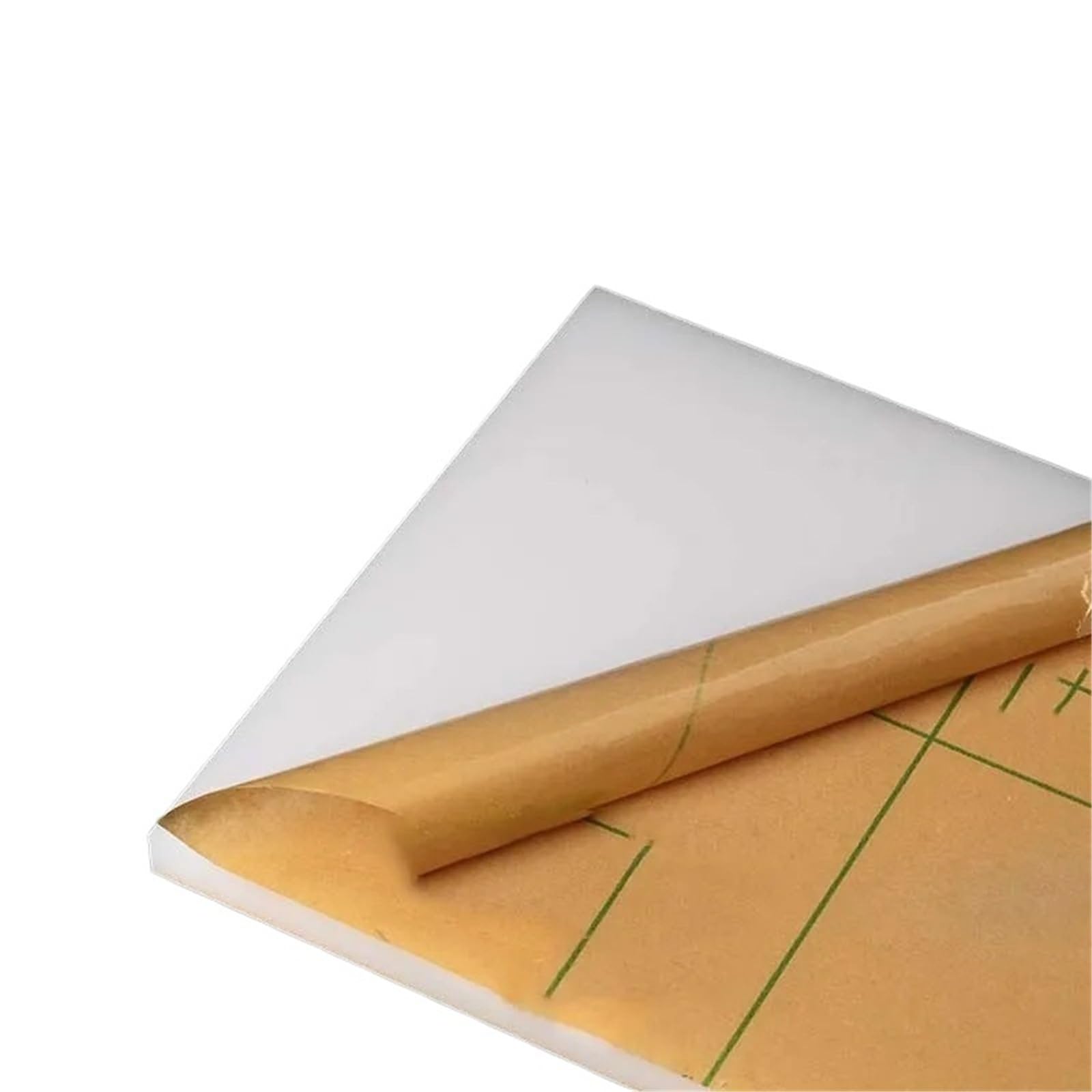 TOFIMA 1PC Milky White Acrylic Boards Premium PMMA Glossy Plastic Plate Board Thickness 1.5mm-20mm(200 x200 x1.5mm 1PC)