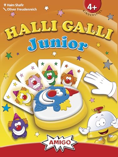 AMIGO 7790 - Halli Galli Junior, Kartenspiel, Inhalt: 1 Stück, Kind, Blau,grüne