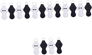 HEALLILY 16 Peças Estojo De Batom Chaveiro Brilho Labial Em Massa Maquiagem Brilho Labial Bálsamo Labial Em Massa Cordão Bolsa De Manga De Batom Bolsa De Bálsamo Labial Bolsa De Chaveiro