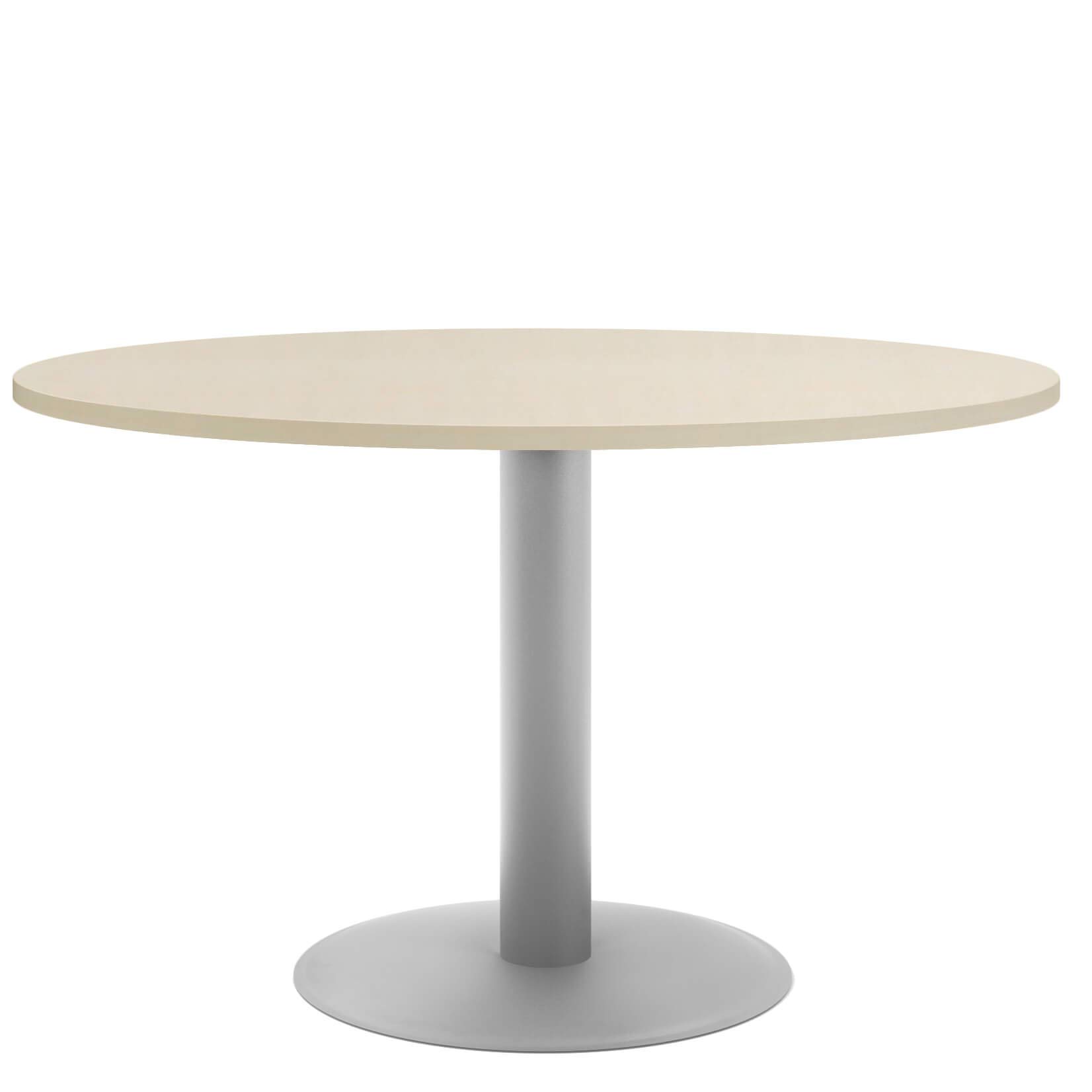 Weber Büro Optima runder Besprechungstisch Esstisch Küchentisch Tisch Ahorn Rund Ø 120 cm