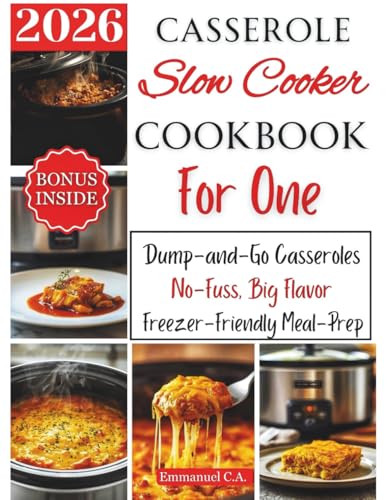 Casserole Slow Cooker Cookbook for One 2026